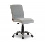 Mjuk skrivbordsstol (grå)