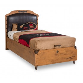 Pirat säng med förvaring (100x200 cm)