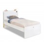 White säng (120x200 Cm)